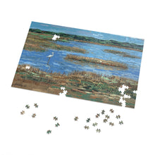 Load image into Gallery viewer, Coastal - Heron in Marsh - Jigsaw Puzzle (250, 500, 1000)