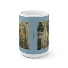 Load image into Gallery viewer, Wine - White Bottle Ceramic Mug 15oz