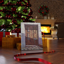 Load image into Gallery viewer, Travel - Greek Door Cobblestone Canvas Gallery Wraps
