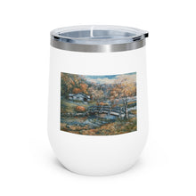 Load image into Gallery viewer, Mill Creek Park - Glacier Lake - 12oz Insulated Wine Tumbler