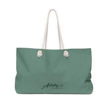 Load image into Gallery viewer, Wine Weekender Bag - Bottles On Red