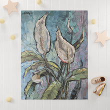 Load image into Gallery viewer, Florals Soft Fleece Blanket