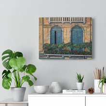 Load image into Gallery viewer, Travel - Italy Blue Shutters Canvas Gallery Wraps