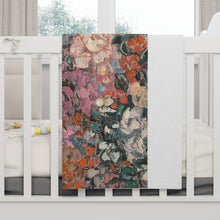 Load image into Gallery viewer, Florals Soft Fleece Blanket