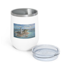 Load image into Gallery viewer, Coastal - Bahama Lighthouse - 12oz Insulated Wine Tumbler