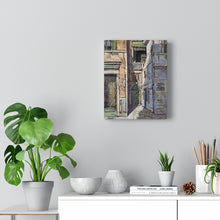 Load image into Gallery viewer, Travel - Alley Green Door  Canvas Gallery Wraps