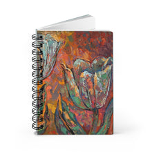 Load image into Gallery viewer, Floral Spiral Bound Journal