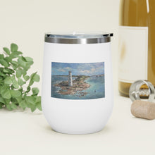 Load image into Gallery viewer, Coastal - Bahama Lighthouse - 12oz Insulated Wine Tumbler