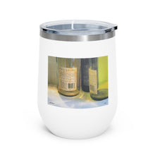 Load image into Gallery viewer, Wine - 2 bottle labels - 12oz Insulated Wine Tumbler