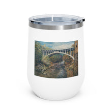 Load image into Gallery viewer, Mill Creek Park - Bridge over Mill Creek - 12oz Insulated Wine Tumbler