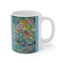 Load image into Gallery viewer, Florals Ceramic Mug 11oz