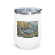 Load image into Gallery viewer, Mill Creek Park - Silver Bridge - 12oz Insulated Wine Tumbler