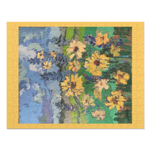 Load image into Gallery viewer, Florals - Yellow Flowers in Meadow - Jigsaw Puzzle (252, 500, 1000)