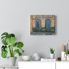 Load image into Gallery viewer, Travel - Italy Blue Shutters Canvas Gallery Wraps
