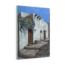 Load image into Gallery viewer, Travel - Greek Door Canvas Gallery Wraps