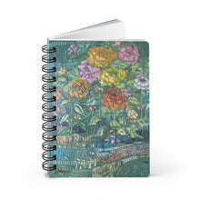 Load image into Gallery viewer, Florals Spiral Bound Journal