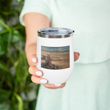 Load image into Gallery viewer, Coastal - Winter Beach - 12oz Insulated Wine Tumbler