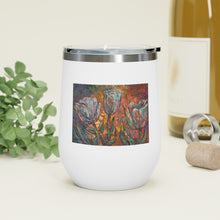 Load image into Gallery viewer, Florals 12oz Insulated Wine Tumbler