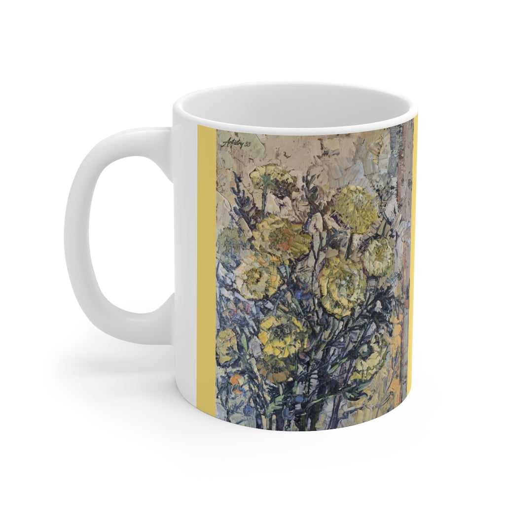 Florals Ceramic Mug 11oz