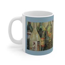Load image into Gallery viewer, Wine - White Bottle Ceramic Mug 11oz
