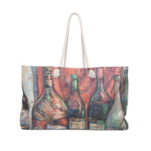 Load image into Gallery viewer, Wine Weekender Bag - 6 Bottles on Tan
