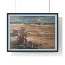 Load image into Gallery viewer, Coastal - Winter Beach - Premium Framed Horizontal Poster
