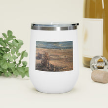 Load image into Gallery viewer, Coastal - Winter Beach - 12oz Insulated Wine Tumbler
