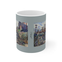 Load image into Gallery viewer, Travel - YSU Steel Mill Ceramic Mug 11oz
