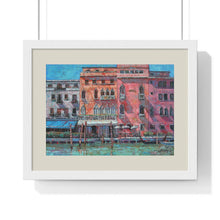 Load image into Gallery viewer, Travel - Venice Colors  - Premium Framed Horizontal Poster
