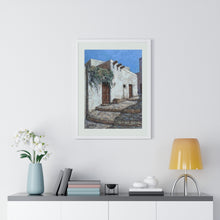 Load image into Gallery viewer, Travel - Greek Door Premium Framed Vertical Poster

