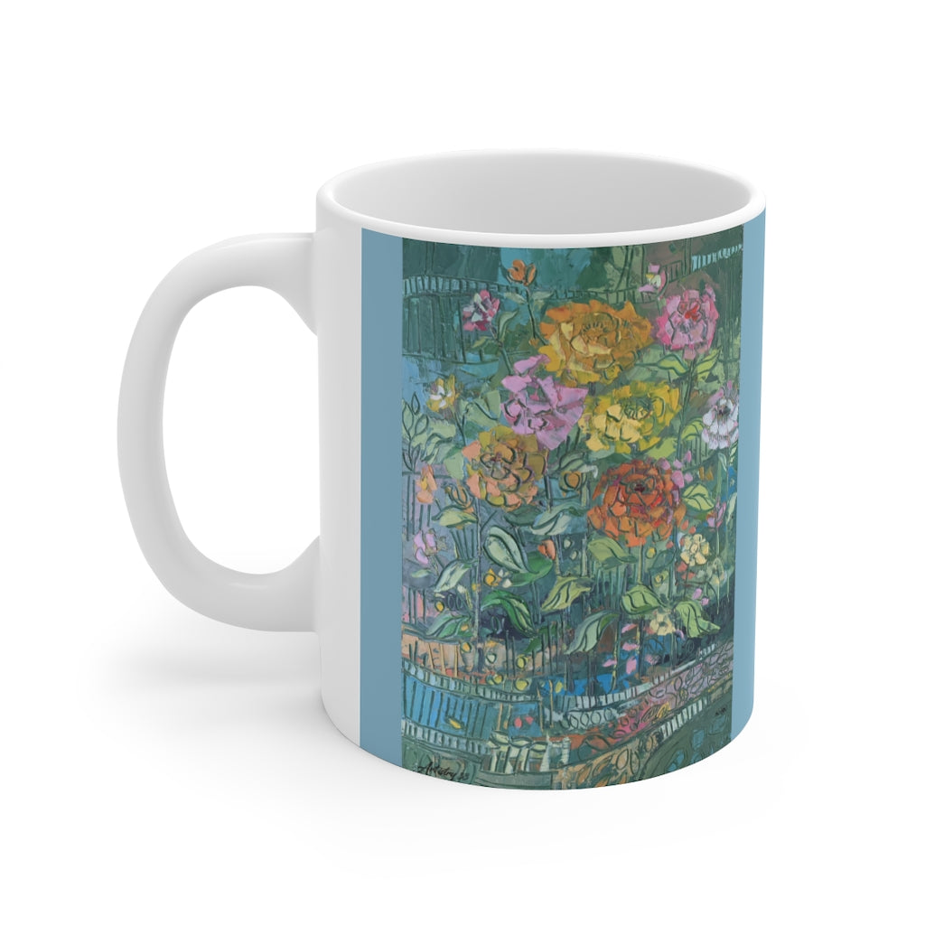 Florals Ceramic Mug 11oz