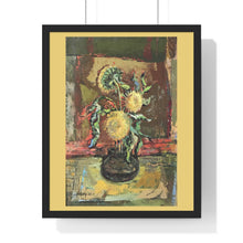 Load image into Gallery viewer, Florals - Sunflower - Premium Framed Vertical Poster
