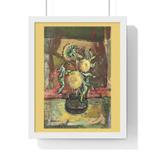 Load image into Gallery viewer, Florals - Sunflower - Premium Framed Vertical Poster
