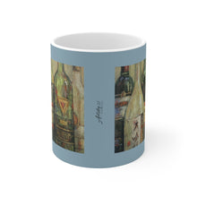 Load image into Gallery viewer, Wine - White Bottle Ceramic Mug 11oz
