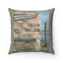 Load image into Gallery viewer, Coastal - FL Dockmaster - Faux Suede Square Pillow
