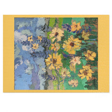 Load image into Gallery viewer, Florals - Yellow Flowers in Meadow - Jigsaw Puzzle (252, 500, 1000)
