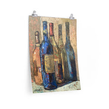 Load image into Gallery viewer, Wine - Blue Bottle - Premium Matte vertical posters
