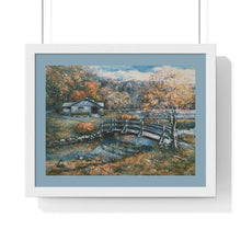 Load image into Gallery viewer, Mill Creek Park - Glacier Lake - Premium Framed Horizontal Poster
