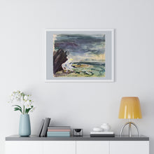 Load image into Gallery viewer, Travel - Cliffs Watercolor - Premium Framed Horizontal Poster
