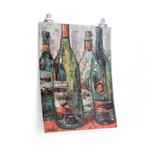 Load image into Gallery viewer, Wine - Bottles on Red / Award Winning - Premium Matte vertical posters
