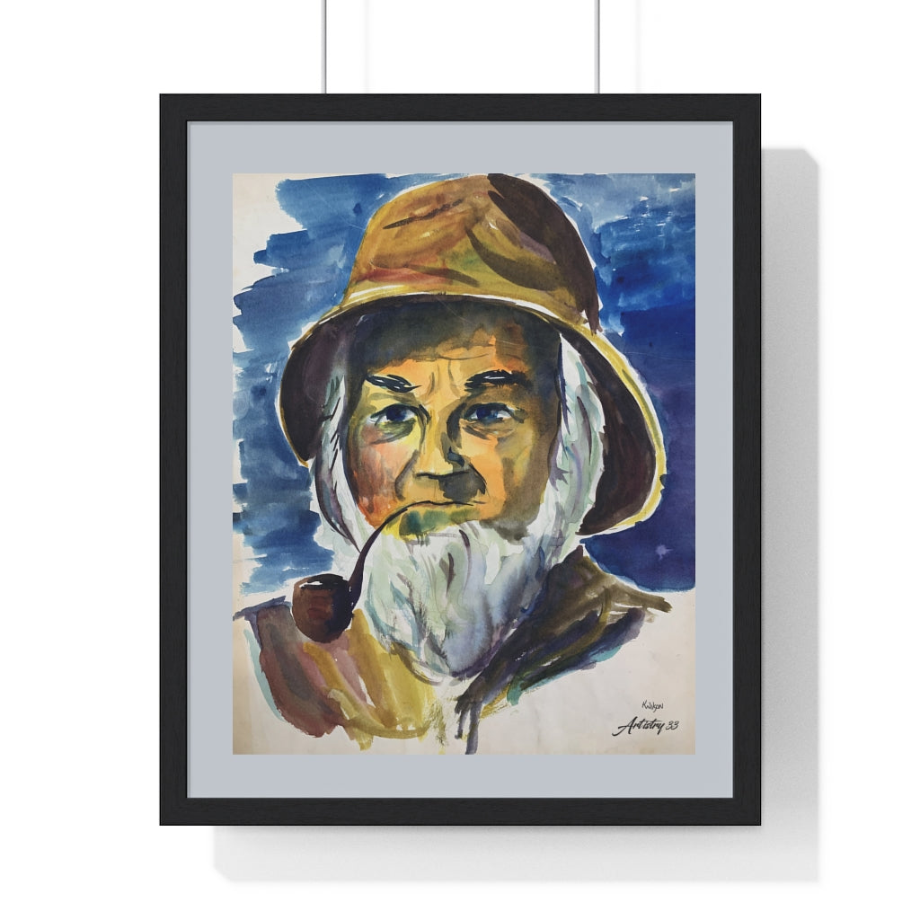Travel - Fisherman Premium Framed Vertical Poster