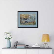 Load image into Gallery viewer, Mill Creek Park - Silver Bridge - Premium Framed Horizontal Poster
