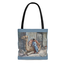 Load image into Gallery viewer, Travel - Egypt Camel and Boy Tote Bag
