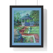 Load image into Gallery viewer, Mill Creek Park -Gazebo - Premium Framed Vertical Poster
