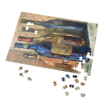 Load image into Gallery viewer, Wine - Blue Bottle - Jigsaw Puzzle (252, 500)
