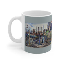 Load image into Gallery viewer, Travel - YSU Steel Mill Ceramic Mug 11oz
