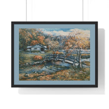 Load image into Gallery viewer, Mill Creek Park - Glacier Lake - Premium Framed Horizontal Poster
