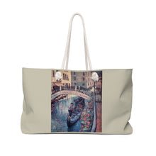 Load image into Gallery viewer, Coastal Weekender Bag - Venice Gondola Ride
