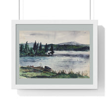 Load image into Gallery viewer, Travel - Canada Point Cabin - Premium Framed Horizontal Poster
