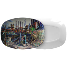 Load image into Gallery viewer, Travel - YSU Steel Mill Platter
